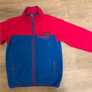 Vintage Patagonia Synchilla Retro Colors Pink/Blue Fleece Zip Up